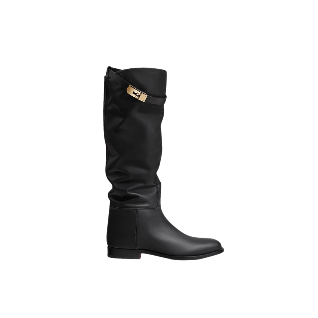 Hermes Jumping Supple Boot Noir