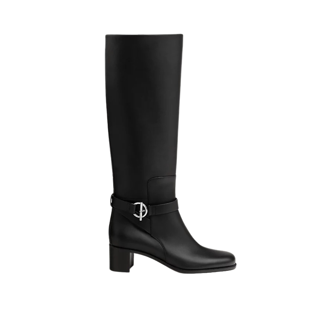 Hermes Justine 50 Boot Noir