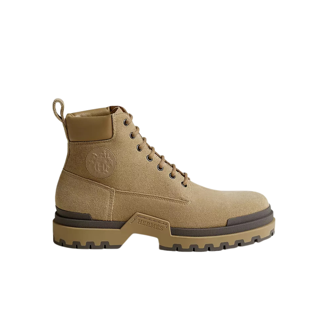 Hermes Limite Ankle Boot Beige Albâtre