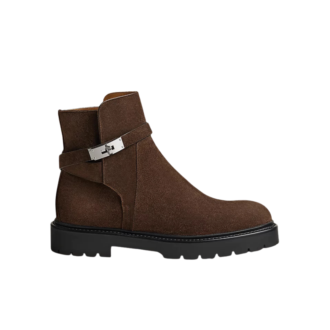 Hermes Jeff Ankle Boot Écorce