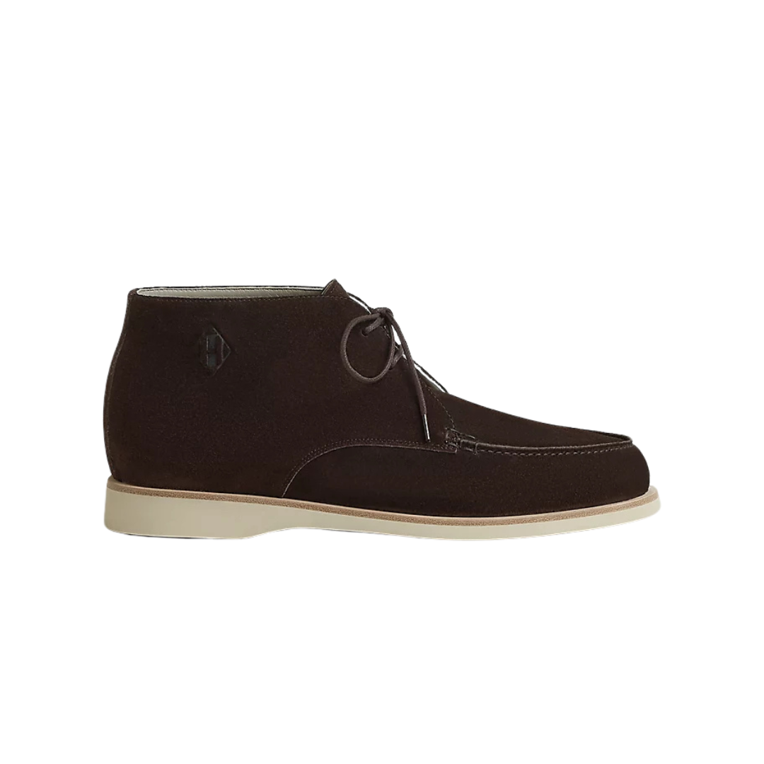 Hermes Nine Ankle Boot Marron Ébène