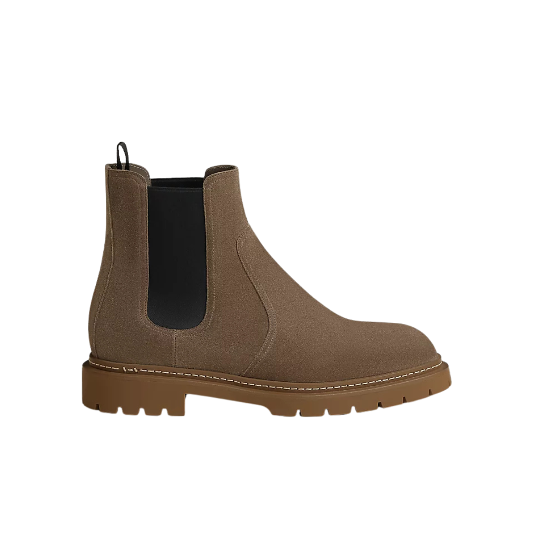 Hermes Mateo Ankle Boot Étoupe