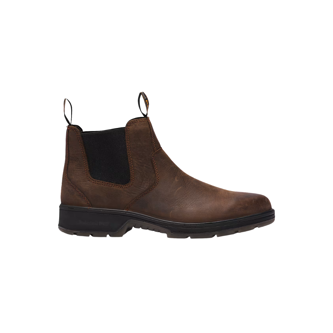Timberland PRO Nashoba Soft-Toe Slip-On Work Boot Brown
