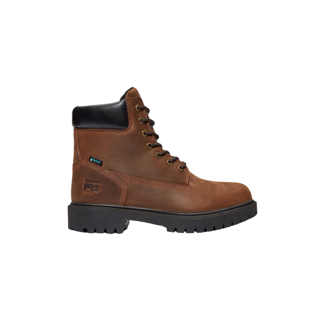 Timberland Direct Attach 6″ Soft Toe Waterproof Work Boot Brown