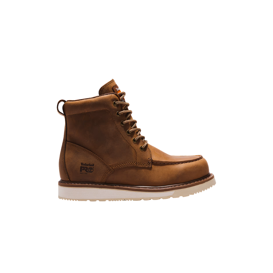 Timberland Wedge 6 inch Work Boot Coconut Brown