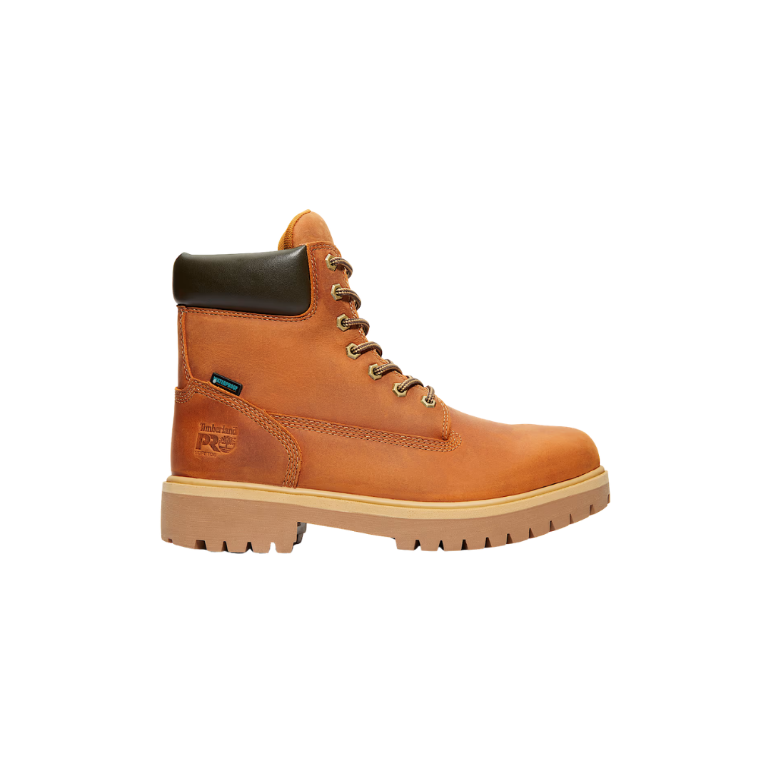 Timberland Direct Attach 6 Soft Toe Waterproof Work Boot Brown/Marigold