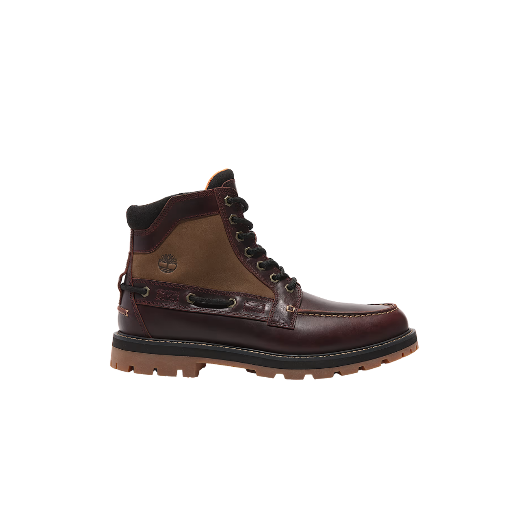 Timberland Britton Road Moc-Toe Boot Root Beer Full-Grain