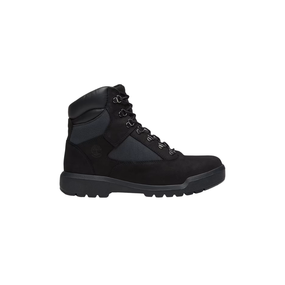 Timberland Waterproof Mid Field Boot Black Nubuck