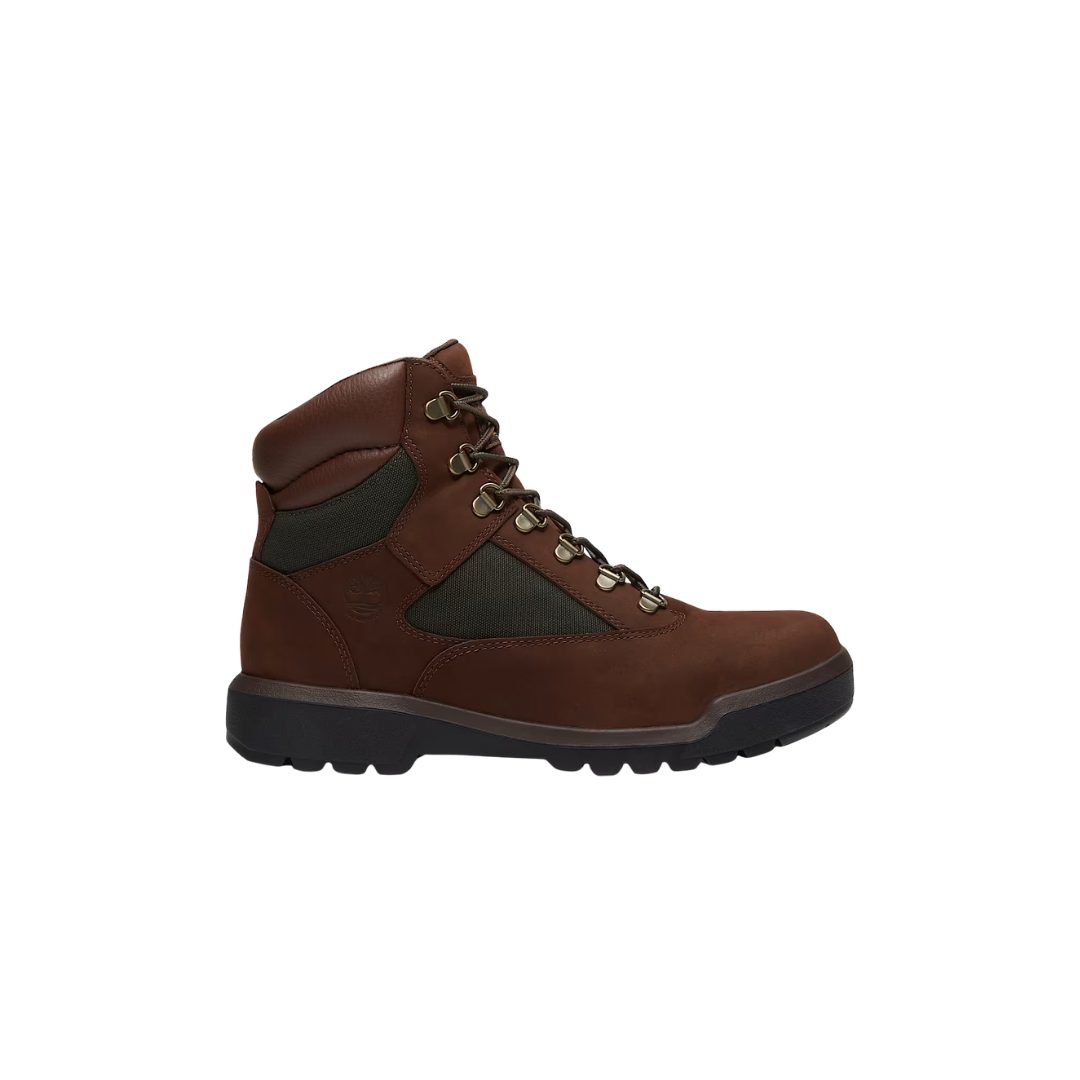 Timberland Waterproof Mid Field Boot Dark Brown Nubuck