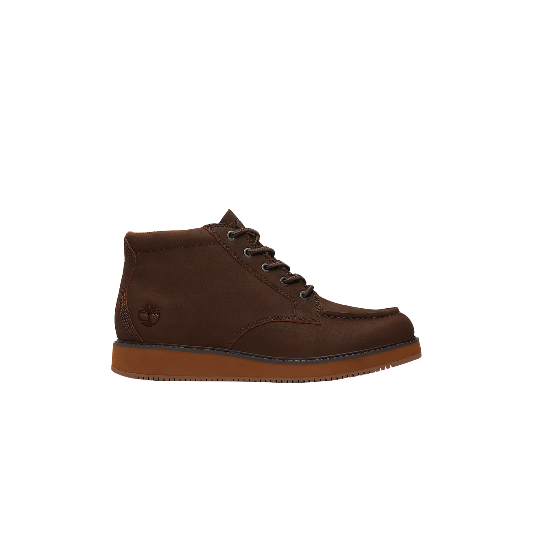 Timberland Redwood Edge Moc Toe Chukka Boot Dark Brown Nubuck
