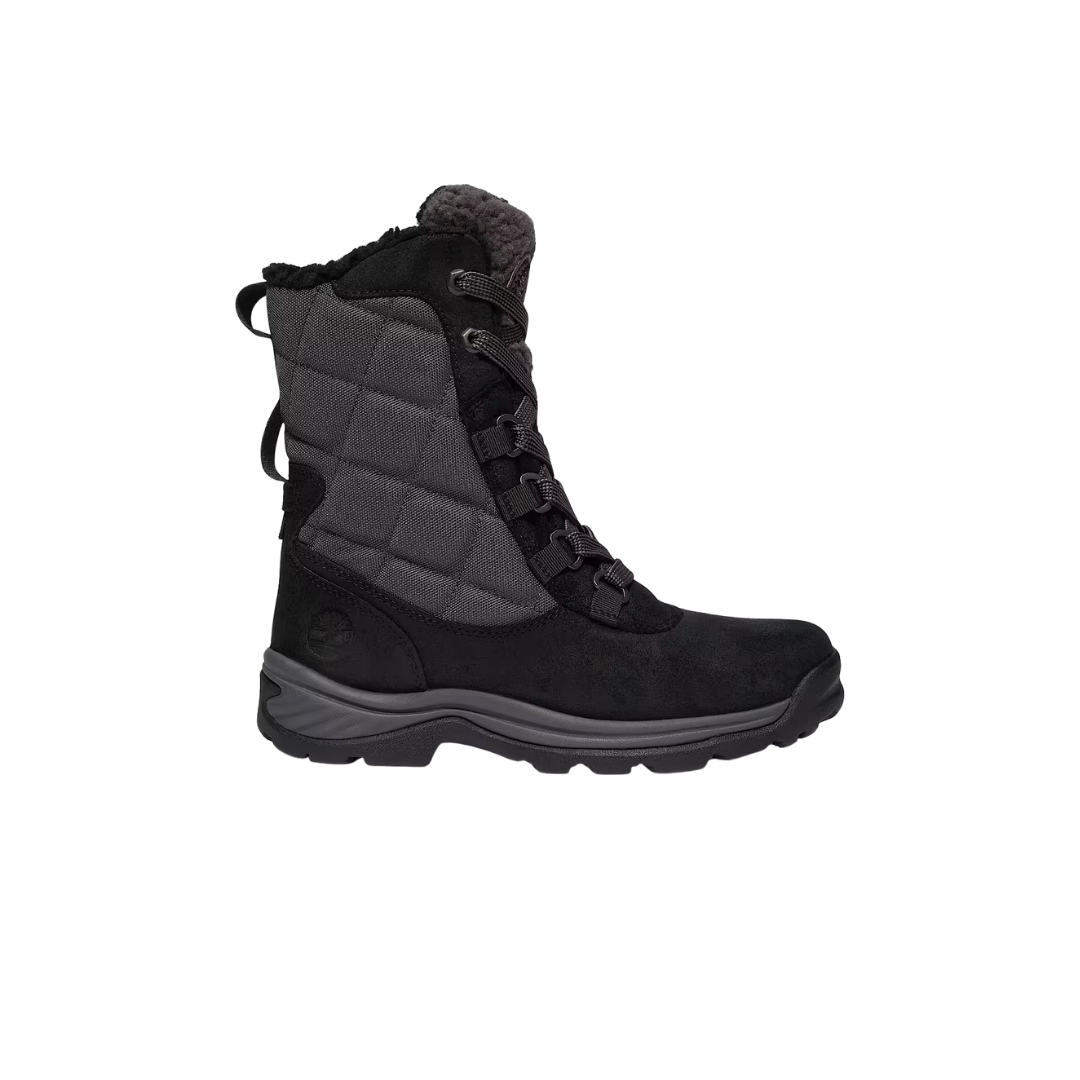 Timberland White Ledge Tall Waterproof Snow Boot Black Suede