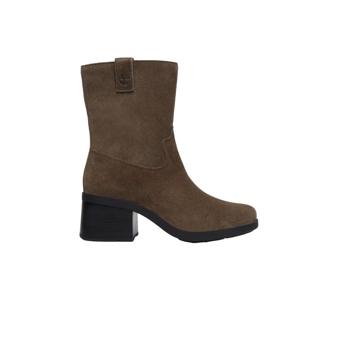 Timberland Bellevaux Side-Zip Boot Dark Brown Suede