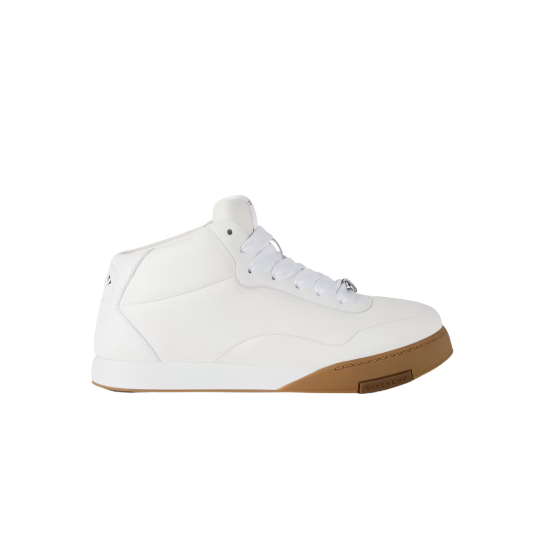 Givenchy Puffy Yard Mid-top Sneakers In Nappa Leather White
