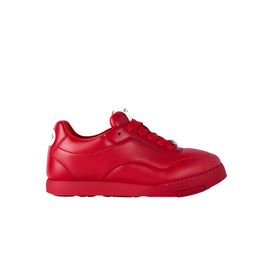 Givenchy Puffy Yard Sneakers In Nappa Leather Vermillon