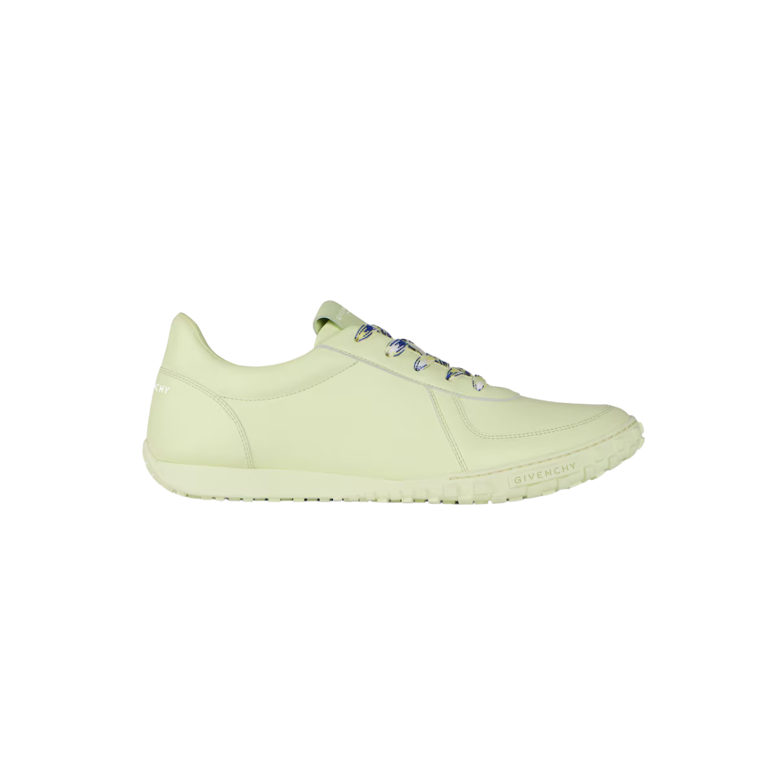 Givenchy Glide Sneakers In Leather Pale Green