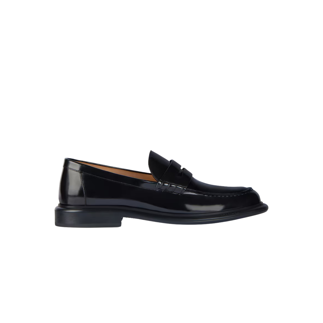 Givenchy Gent Loafers In Brushed Leather Black