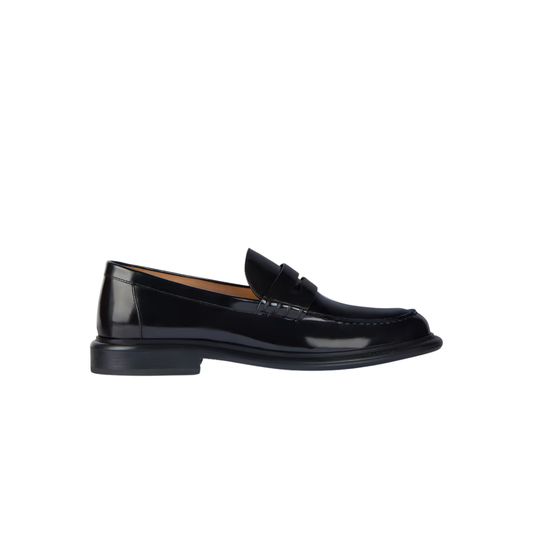 Givenchy Gent Loafers In Brushed Leather Black
