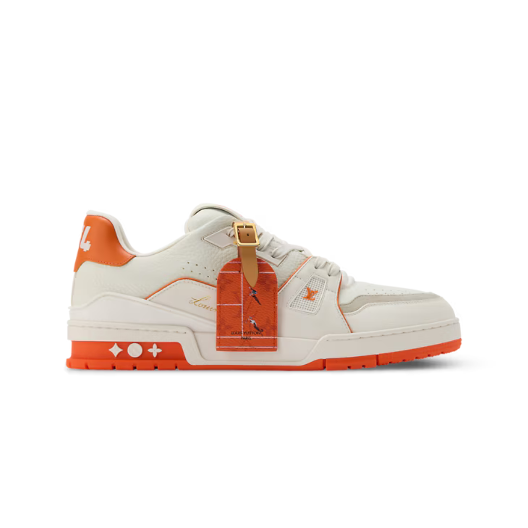 LV Trainer Sneaker Orange