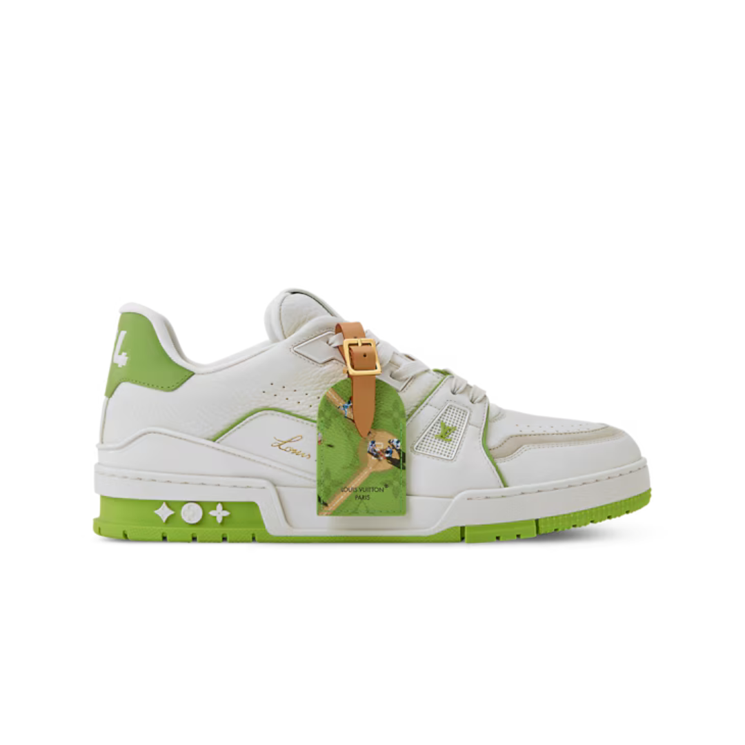 LV Trainer Sneaker Green