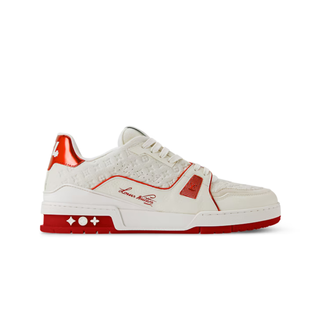 LV Trainer Sneaker Red
