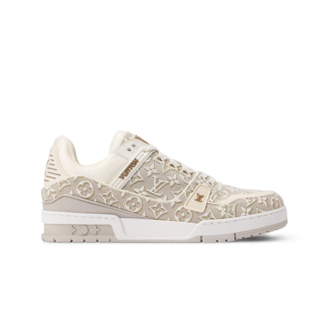 LV Trainer Sneaker Beige