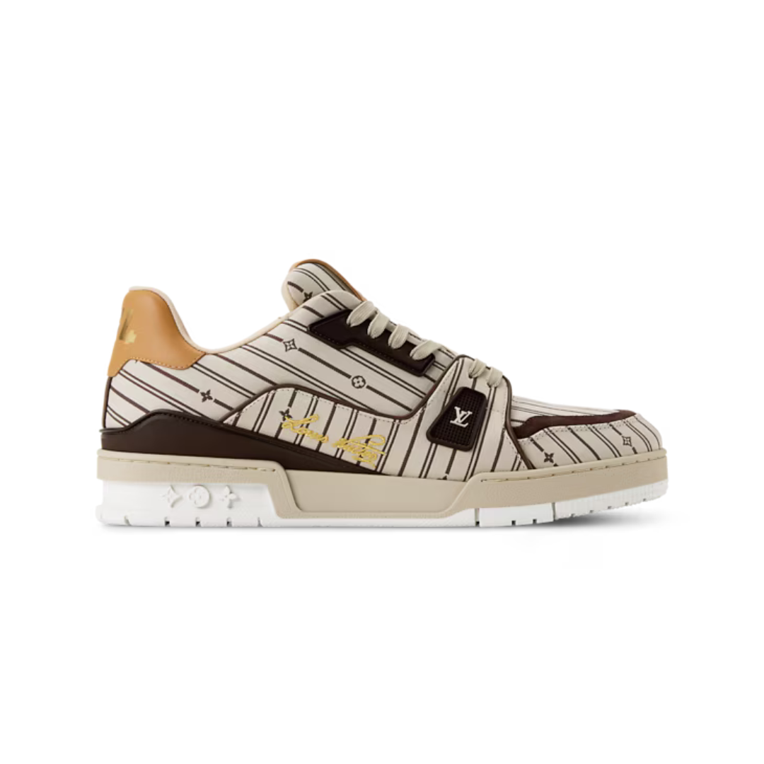 LV Trainer Sneaker Beige