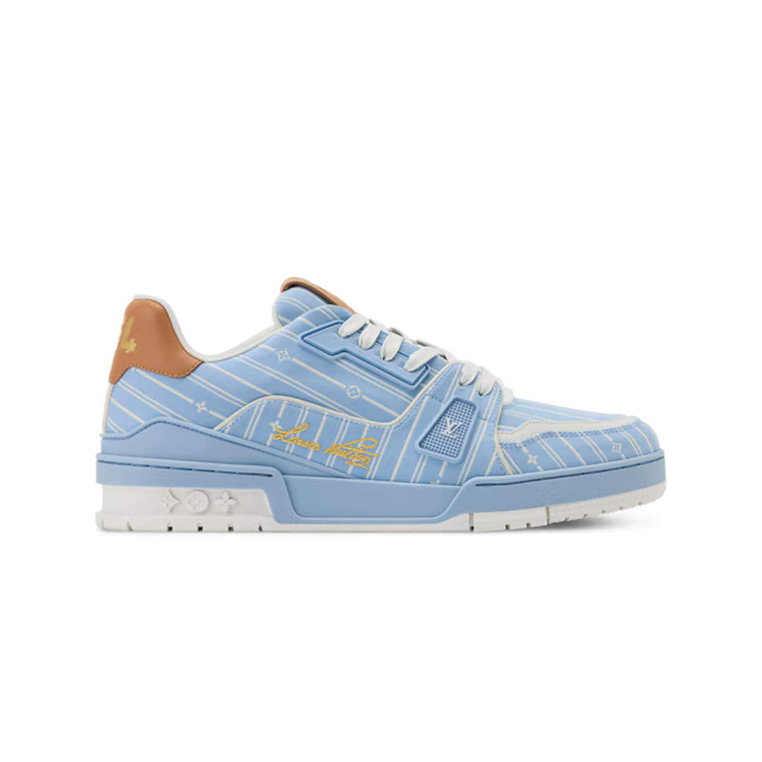 LV Trainer Sneaker Blue