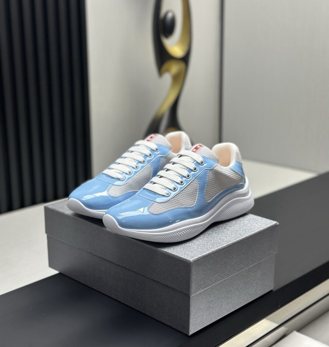 Prada America’s Cup Sneaker Light Blue