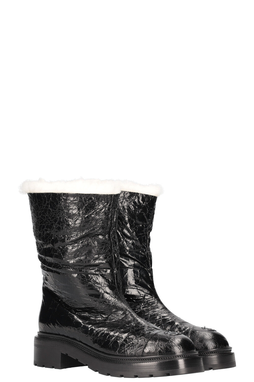 2020 Interlocking Rain Boots Black