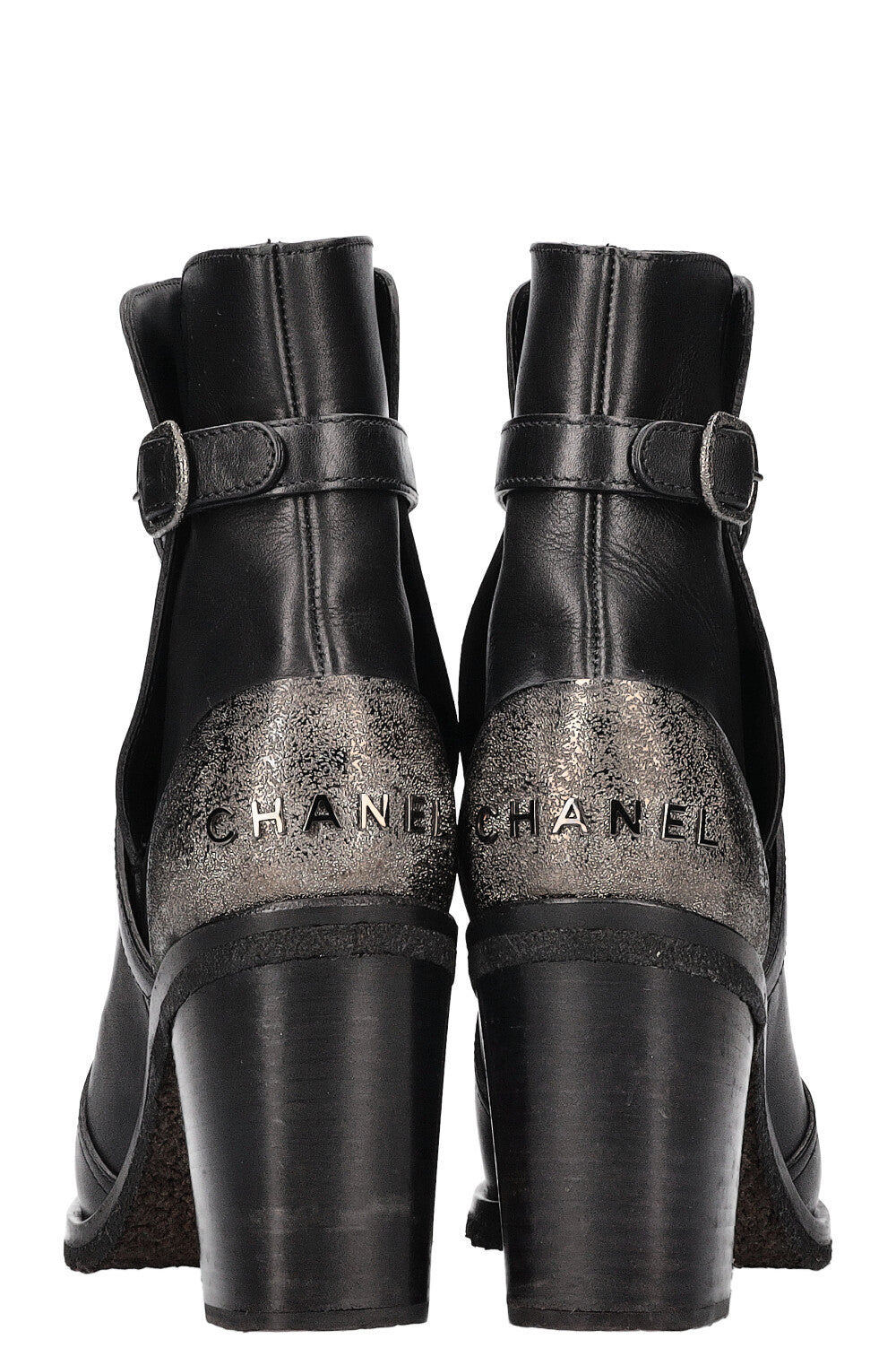 Belted Ankle Boots Black