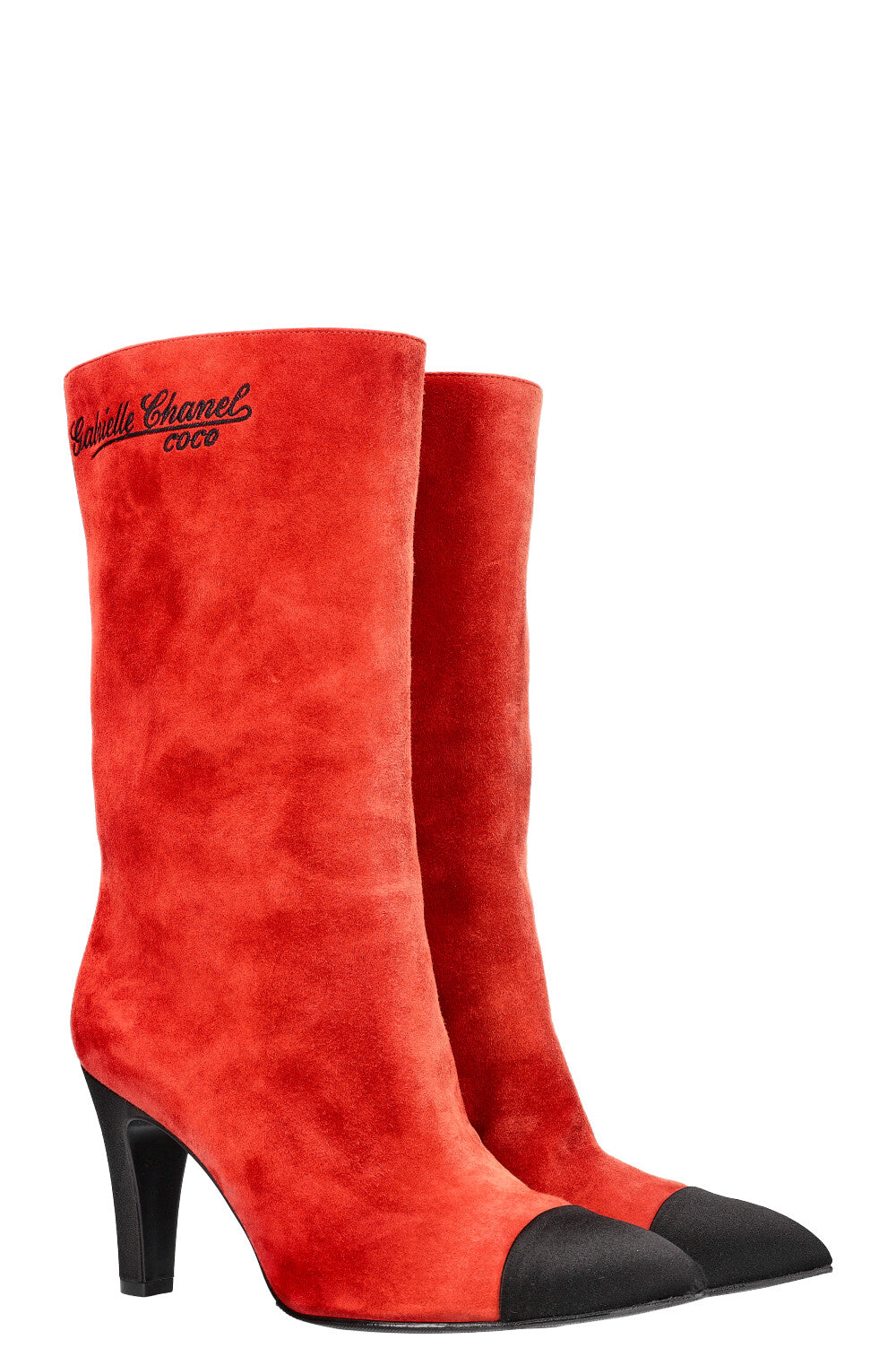 Gabrielle Ankle Boots Suede Red