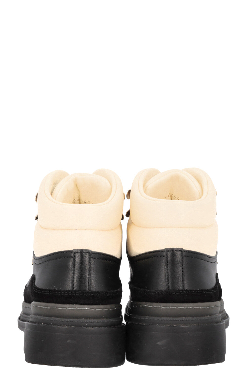 Lace-Up Leather Spike Hiking Boots