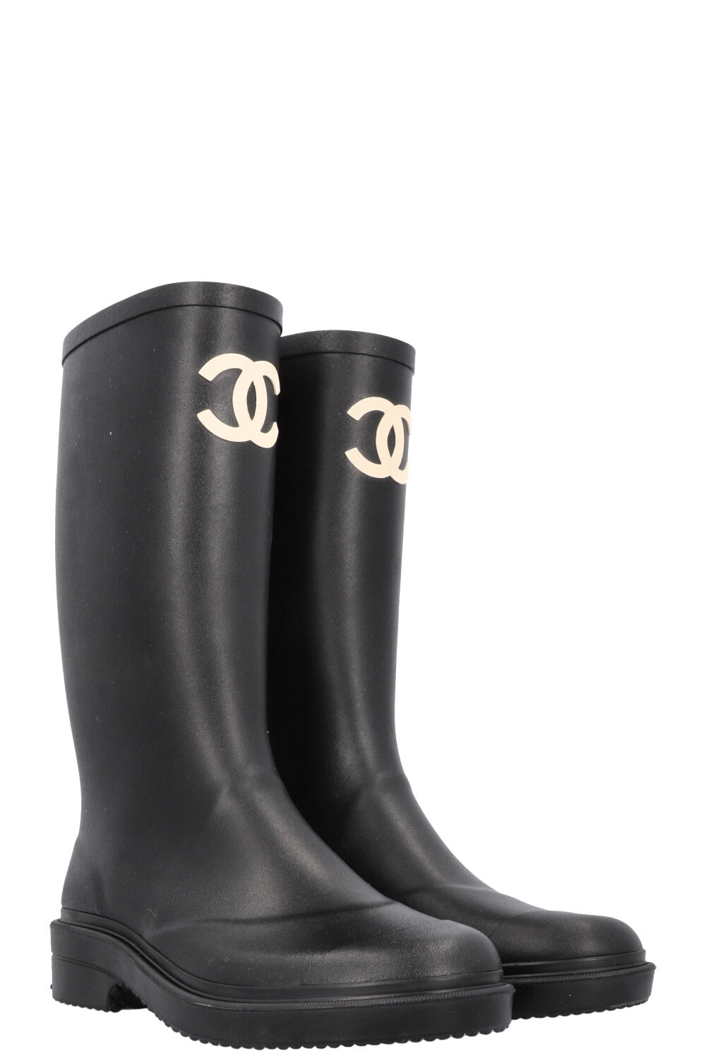 Rubber Rain Boots Black
