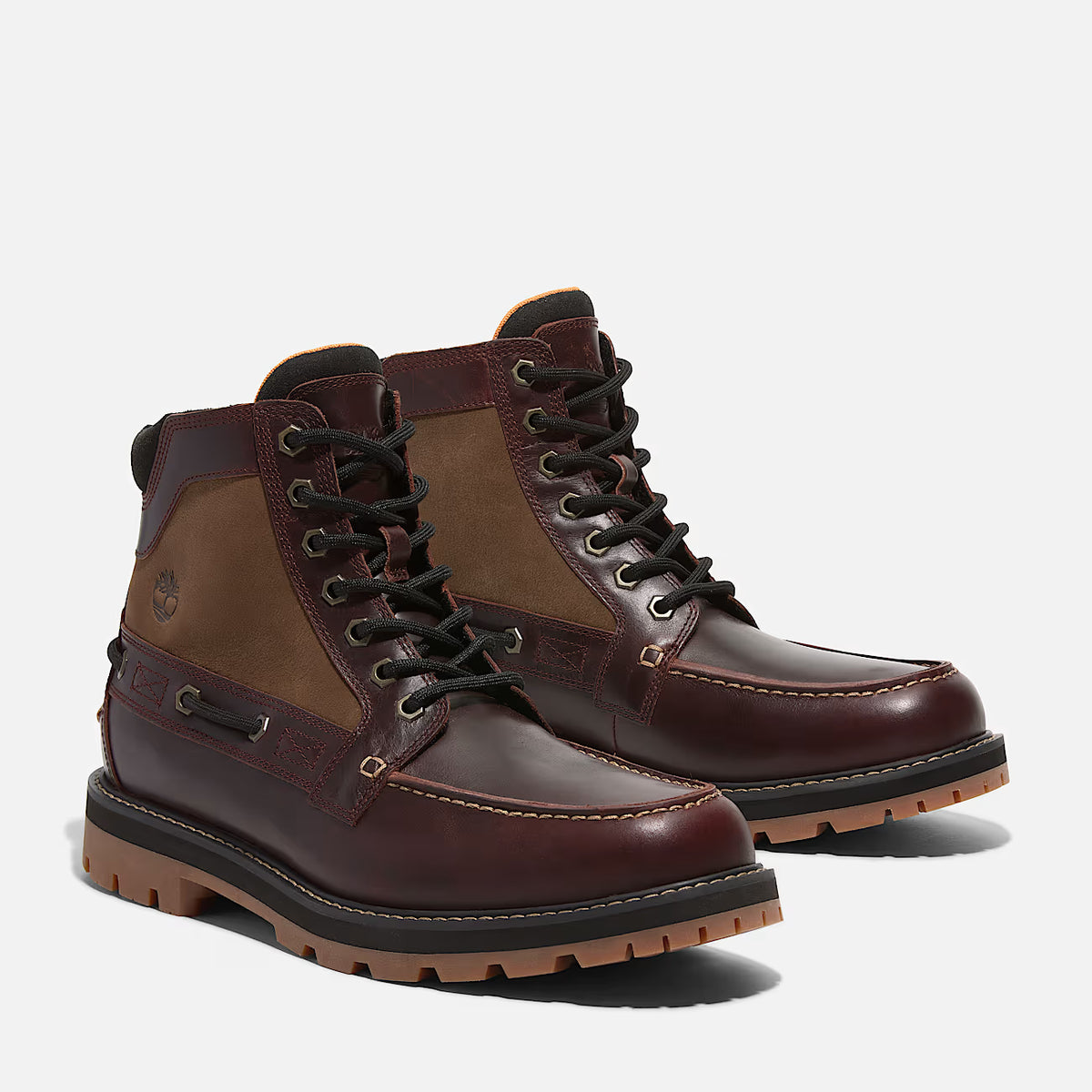 Timberland Britton Road Moc-Toe Boot Root Beer Full-Grain