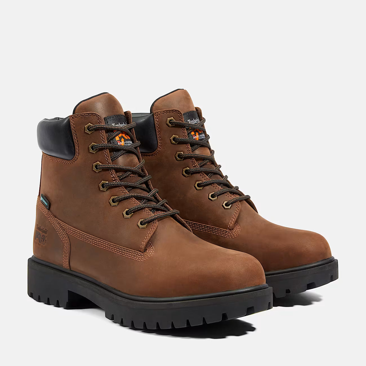 Timberland Direct Attach 6″ Soft Toe Waterproof Work Boot Brown