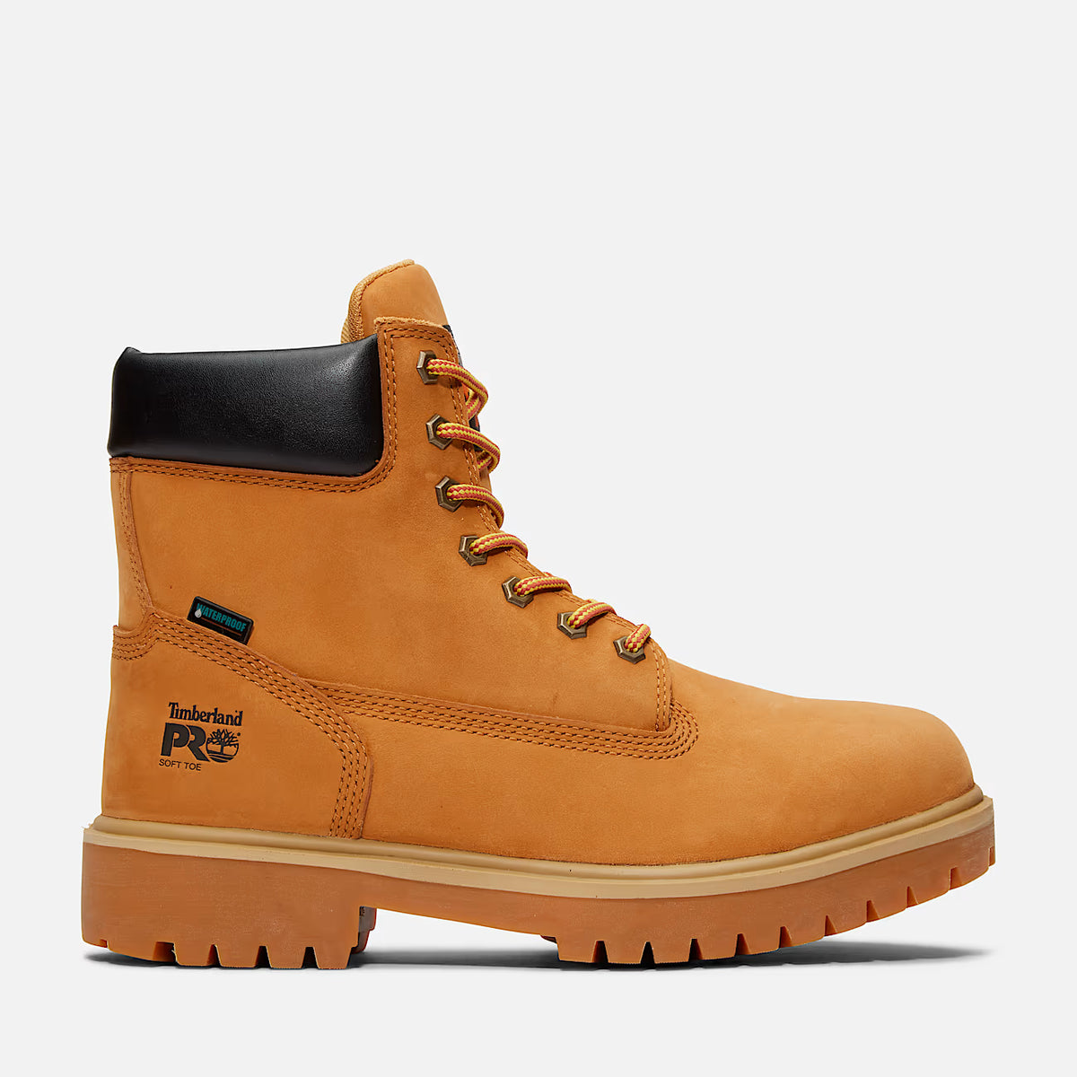 Timberland Direct Attach 6″ Soft Toe Waterproof Work Boot Wheat