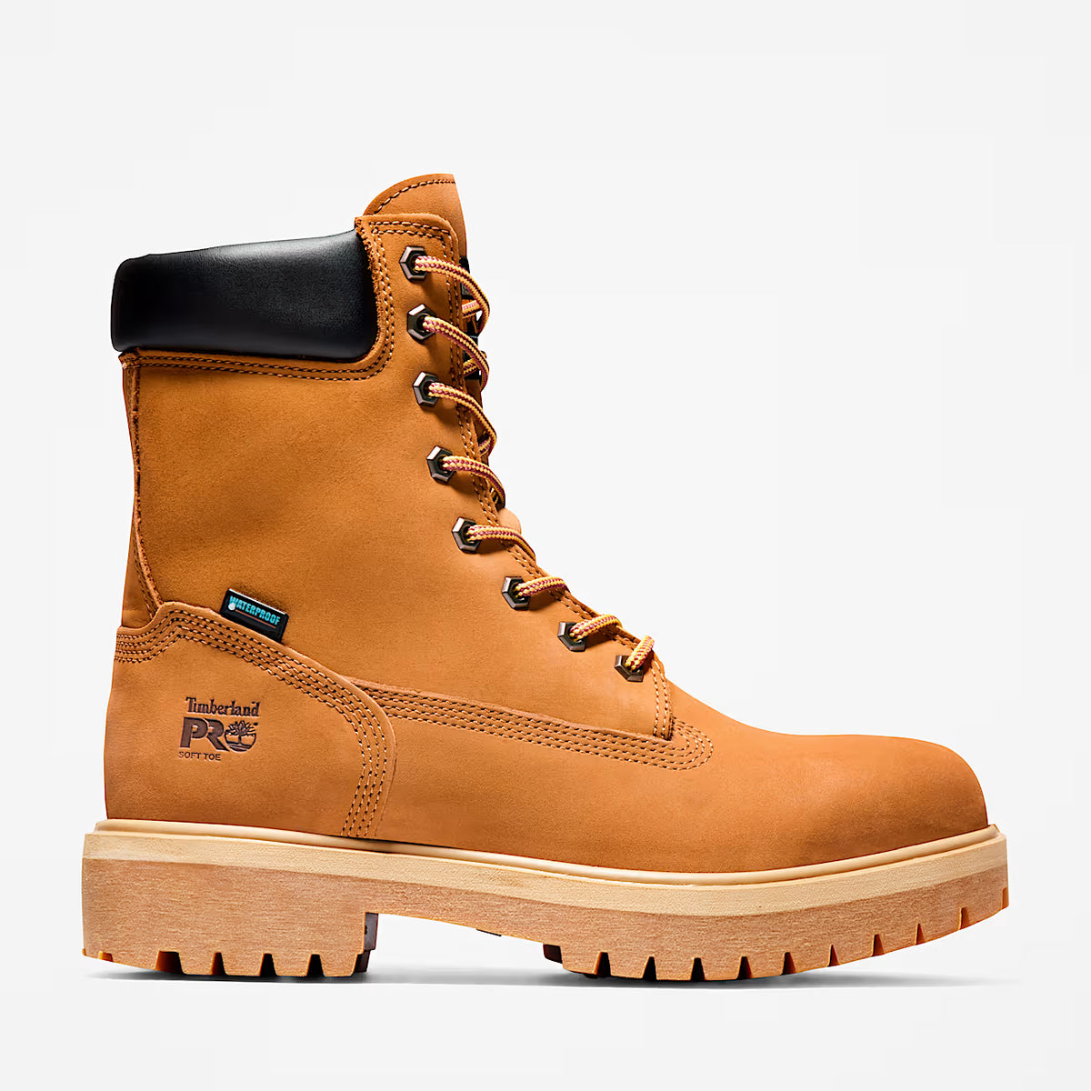 Timberland Direct Attach 8 Waterproof Work Boot Wheat
