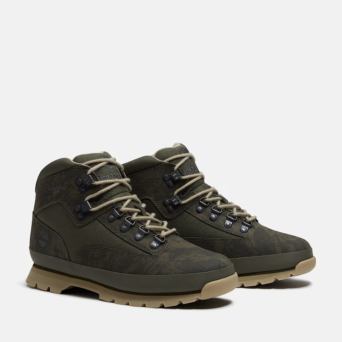 Timberland Euro Hiker Dark Green Nubuck/Camo