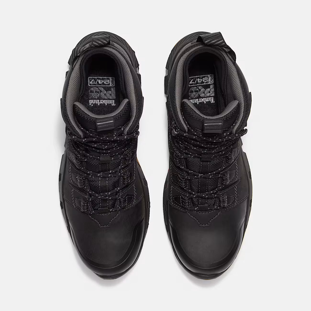 Timberland Tempe 6″ Soft Toe Waterproof Work Boot Black Leather