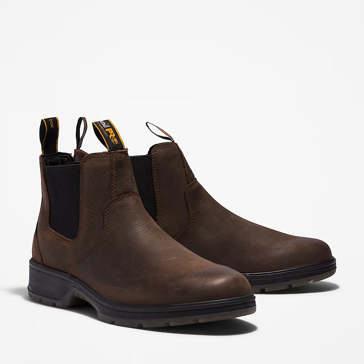 Timberland PRO Nashoba Soft-Toe Slip-On Work Boot Brown