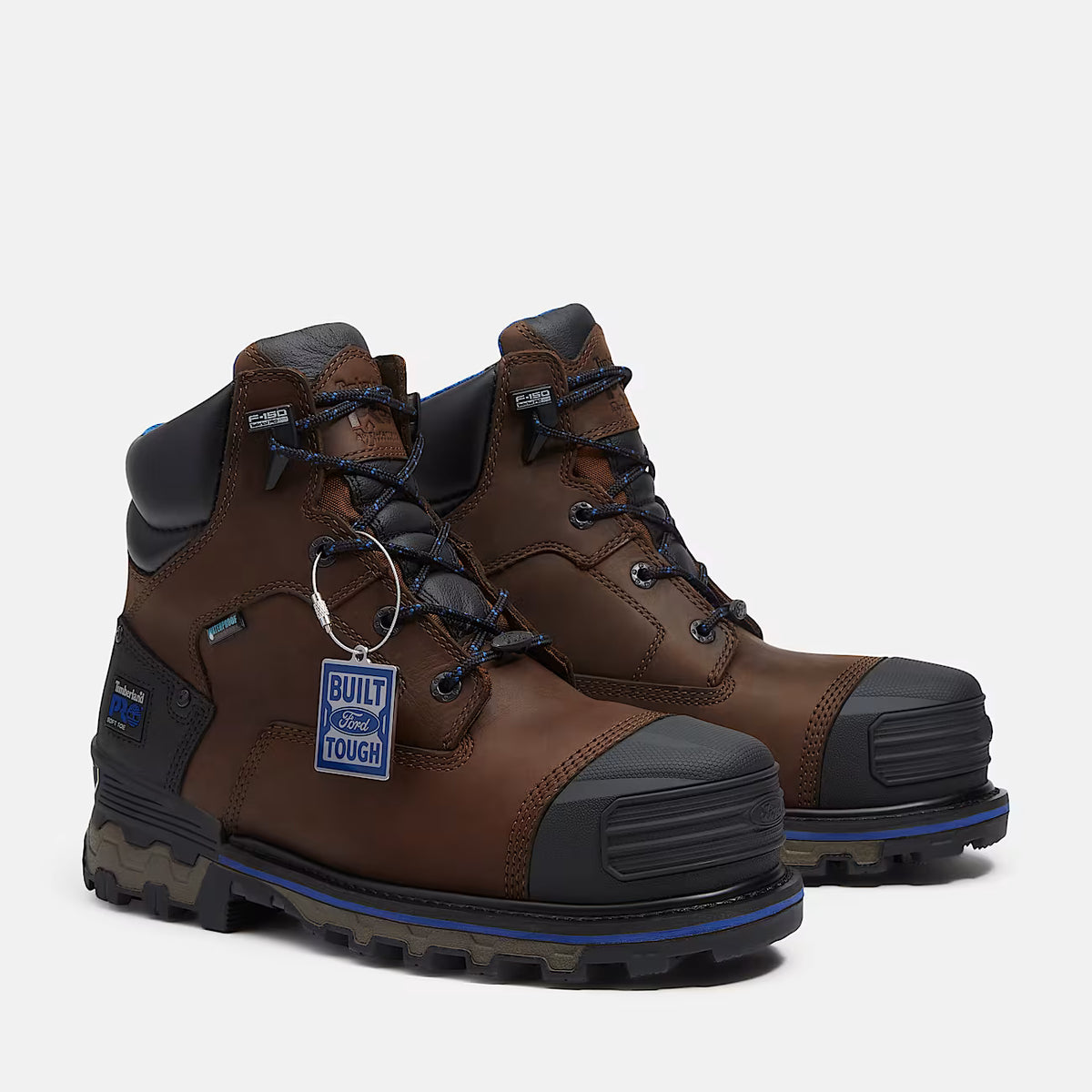 Timberland PRO x Ford Boondock 6 Waterproof Work Boot Brown/Blue