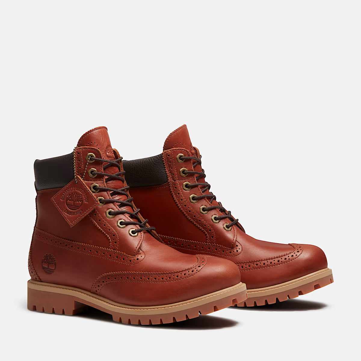 Timberland Premium 6-Inch Waterproof Boot Rust Full-Grain