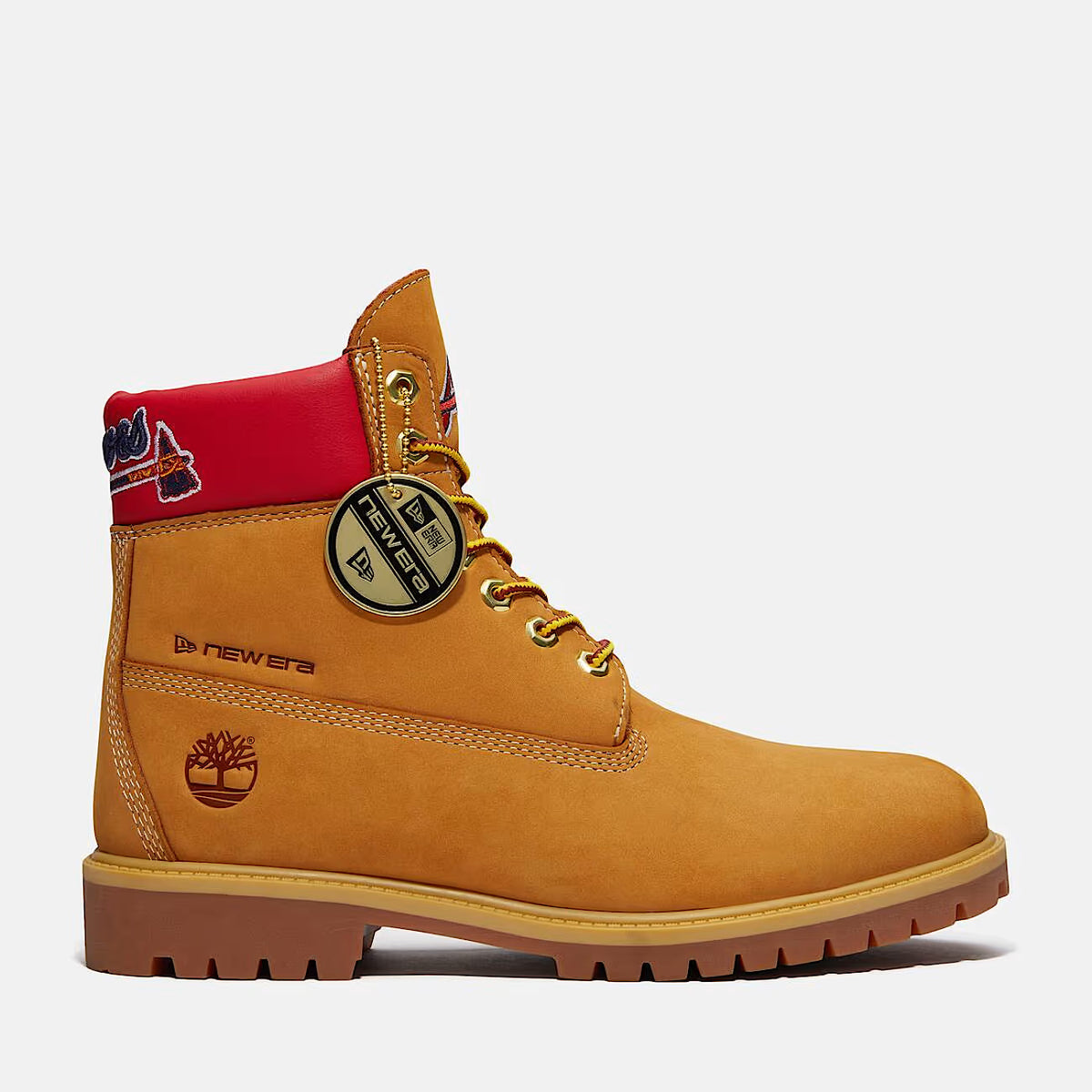 Timberland x New Era Braves 6-Inch Waterproof Boot Wheat Braves