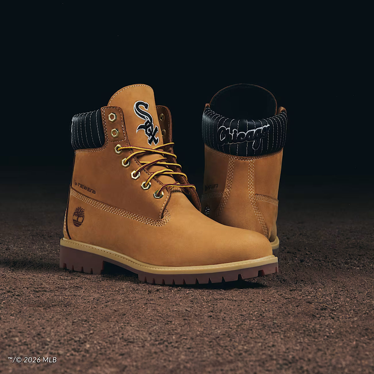 Timberland x New Era White Sox 6-Inch Waterproof Boot Wheat White Sox