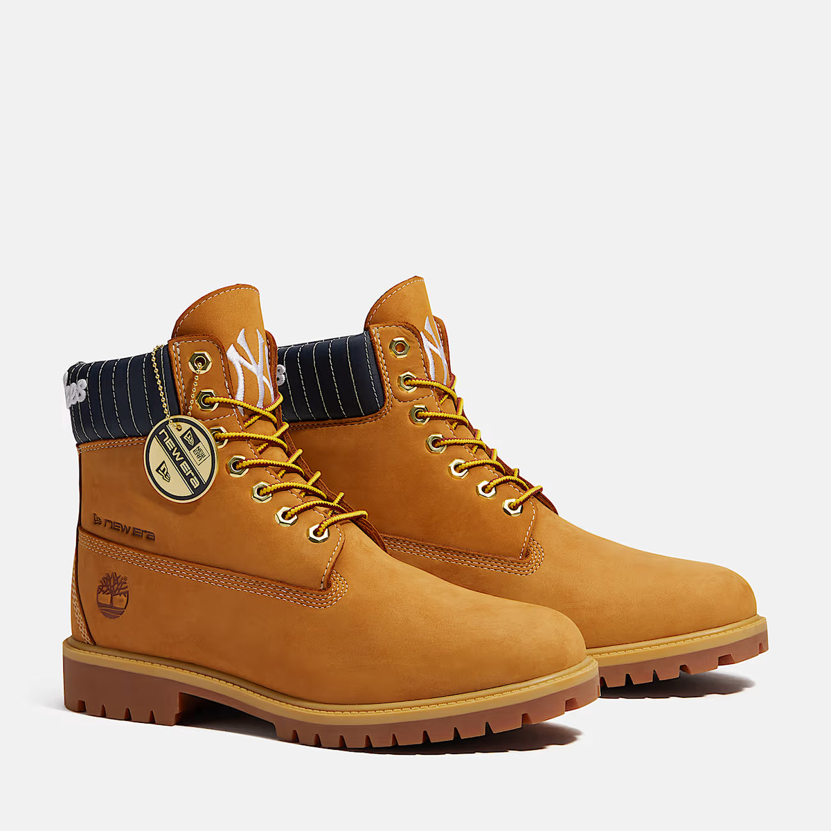 Timberland x New Era Yankees 6-Inch Waterproof Boot Wheat Yankees