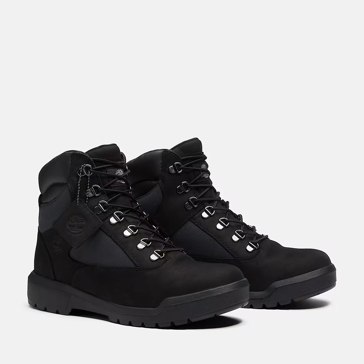 Timberland Waterproof Mid Field Boot Black Nubuck