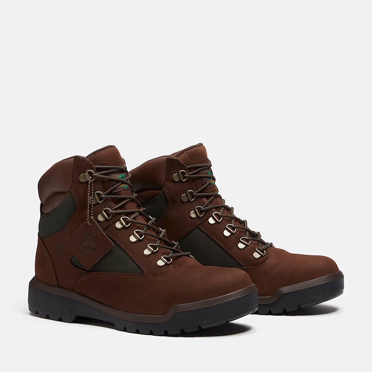 Timberland Waterproof Mid Field Boot Dark Brown Nubuck
