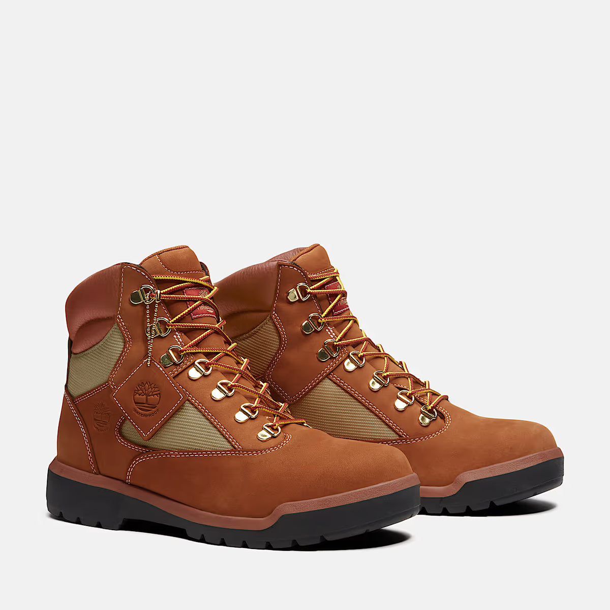 Timberland Waterproof Mid Field Boot Wheat Nubuck