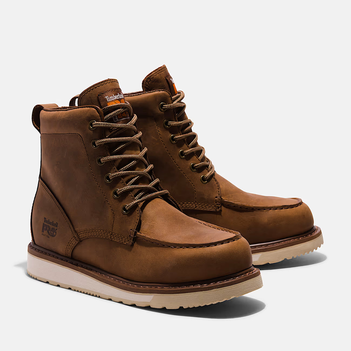 Timberland Wedge 6 inch Work Boot Coconut Brown