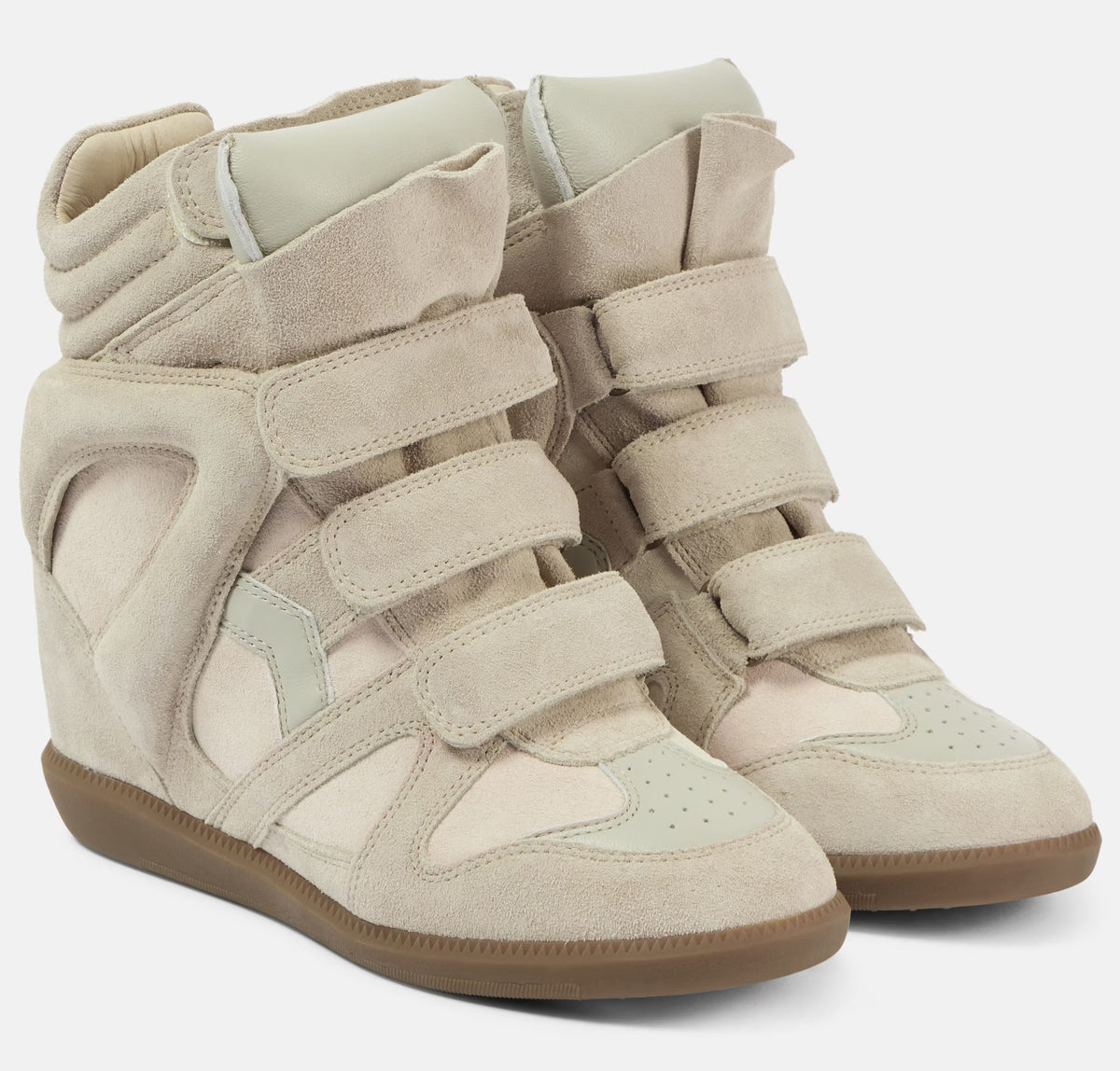 Isabel Marant Bekett Wedge Sneaker Beige